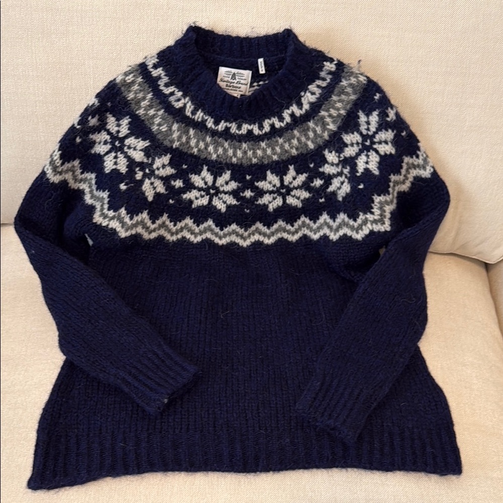 Navy Blue Barbour Sweater